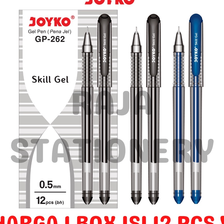 

KODE 77 JOYKO GEL PEN SKILL GEL 5 PENA PEN PULPEN JOYKO JEL GP262 12PCS