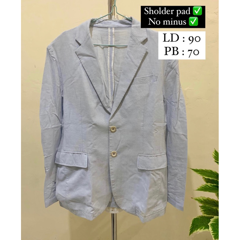 blazer preloved baby blue