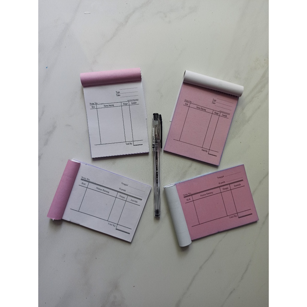 

NOTA KONTAN MINI 2 PLY/ NOTA MINI NCR 1/8 Folio 2 RANGKAP