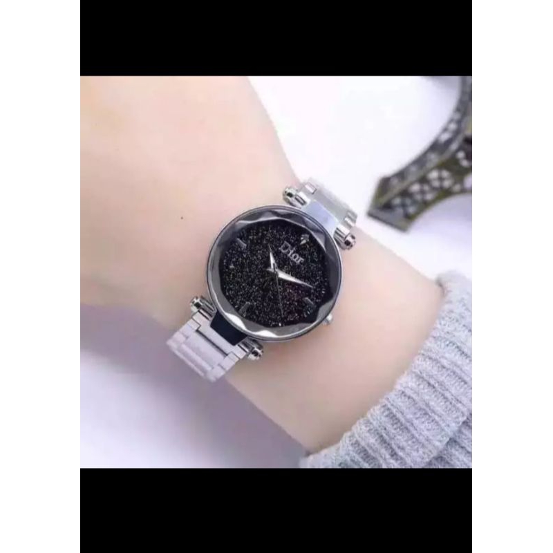 HARGA TERMURAH - Jam Tangan Wanita Dior Rantai Mata Satu