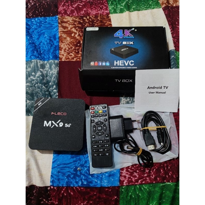 TV Box MXQ HEVC 5G 4k Ultra HD- TV Android Box MXQ 5G 4k Ram 2gb