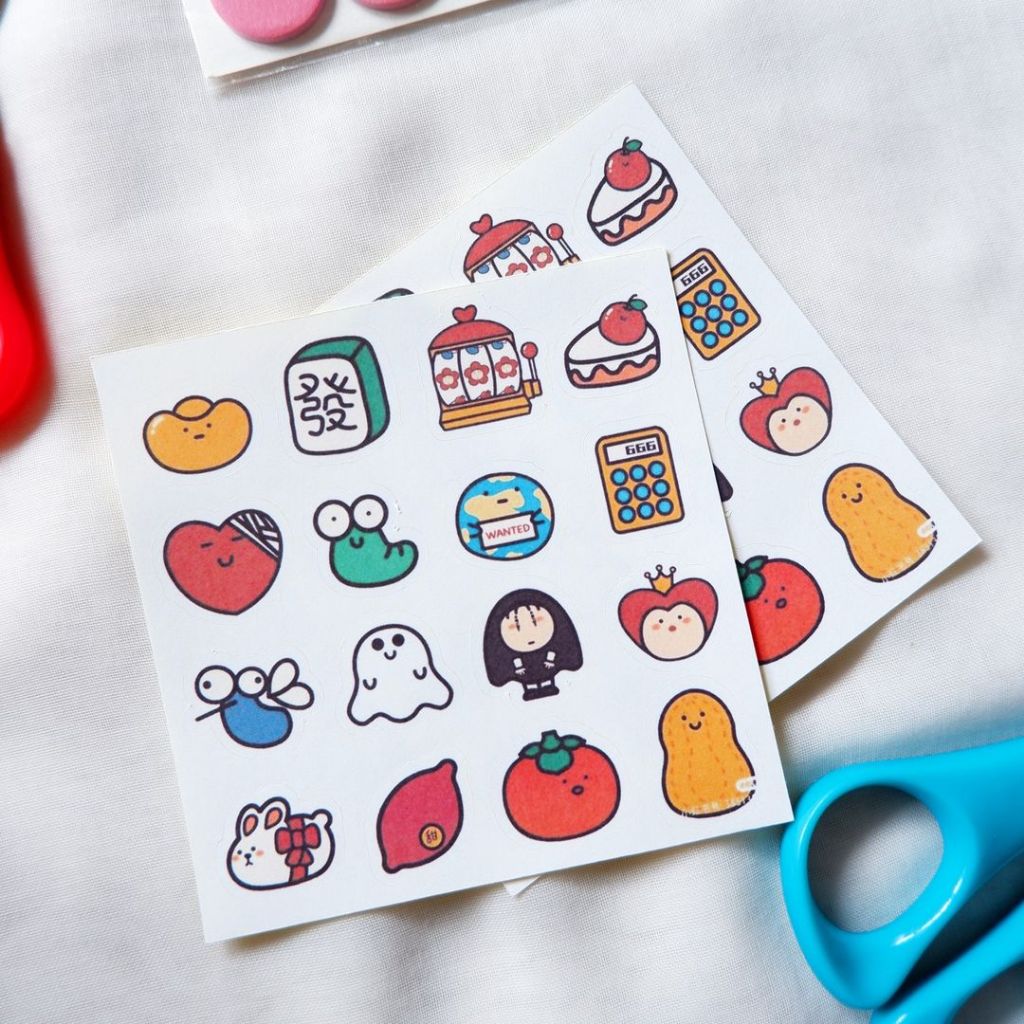 

stiker karakter jepang planner