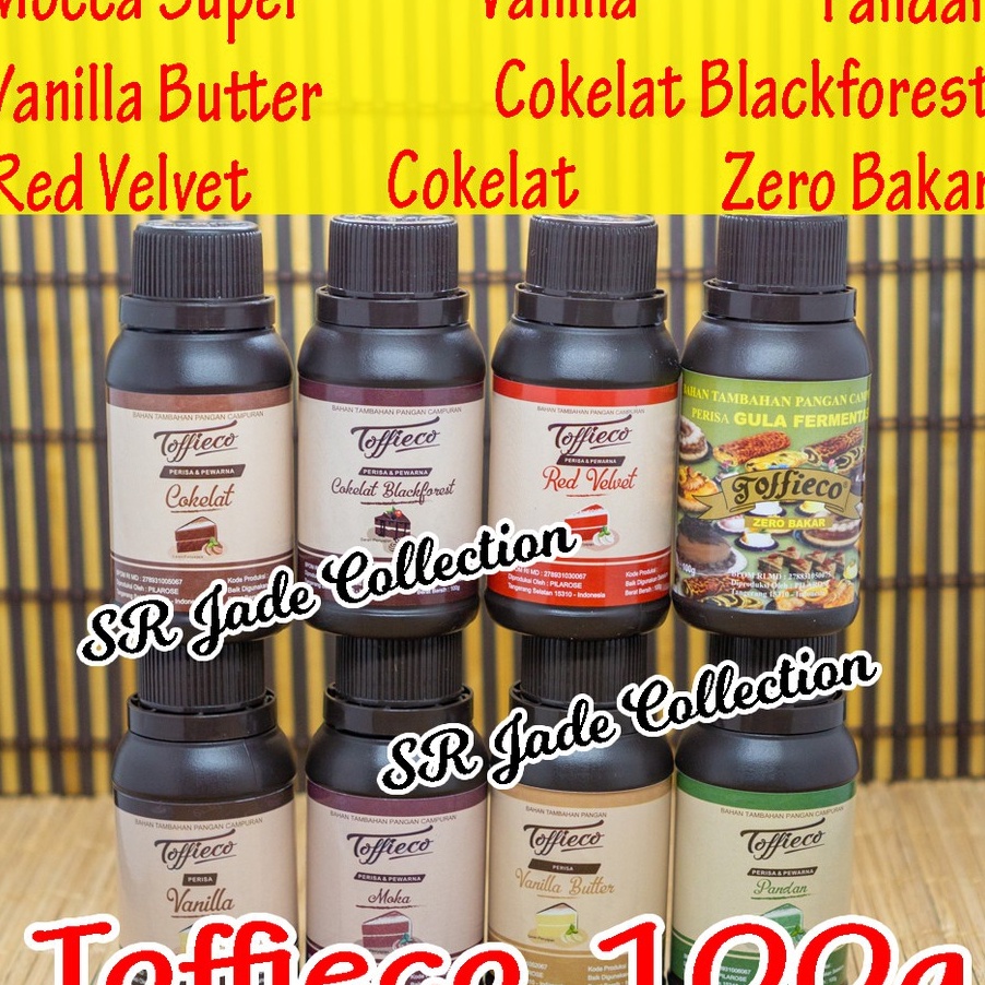 

Terbaru Toffieco Pasta 1 gr Tofieco Mocca Super Moka Tofico Vanilla Butter Pandan Zero Bakar Coklat