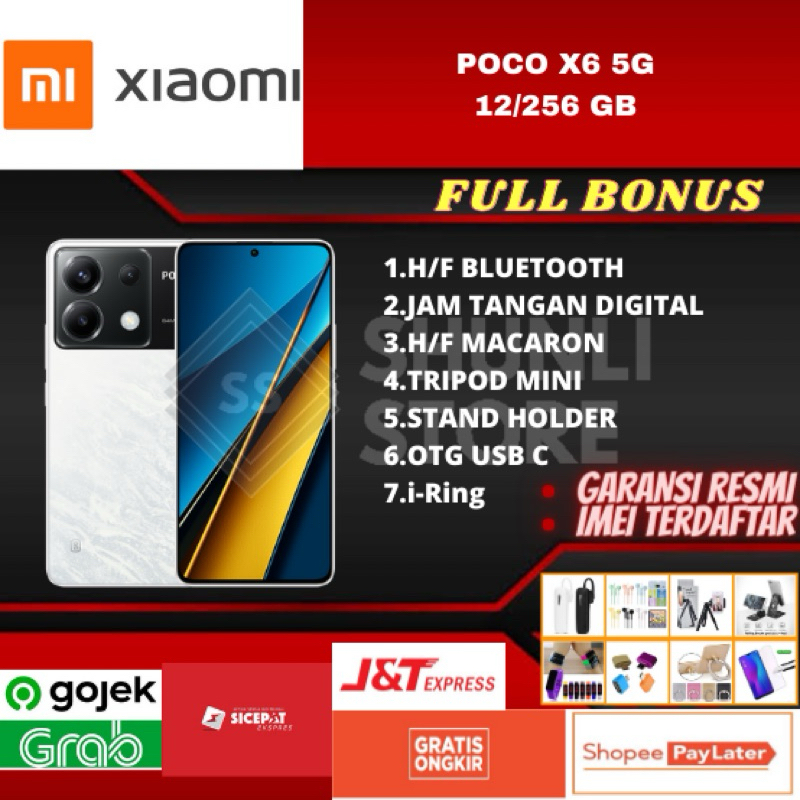 XIAOMI POCO X6 5G 12/256GB NEW GARANSI RESMI
