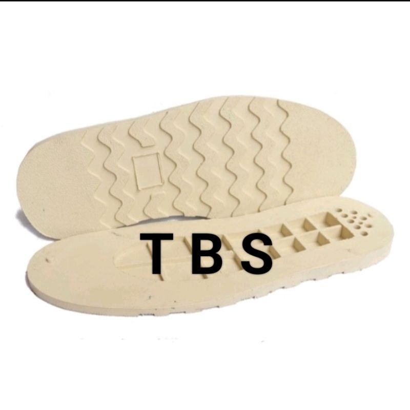 outsole ( KAL ) alas sepatu vibram warna kream