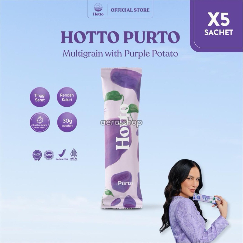 

Hotto Purto Multigrain with Purple Potato - 5 Sachet