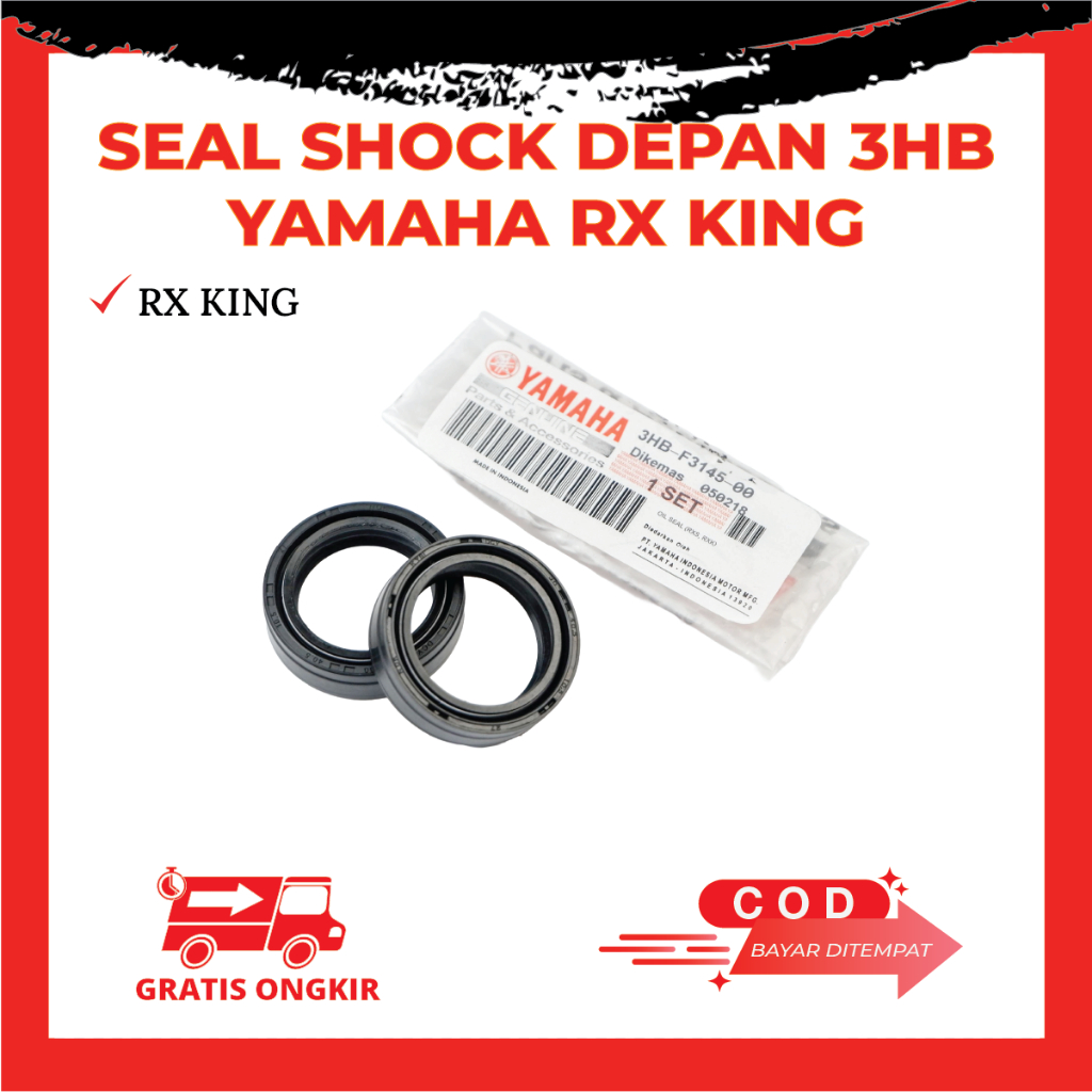 Seal As Shock Depan RX King ORI 3HB Sil Sok Shockbreaker Depan Yamaha RX King 3HB Original
