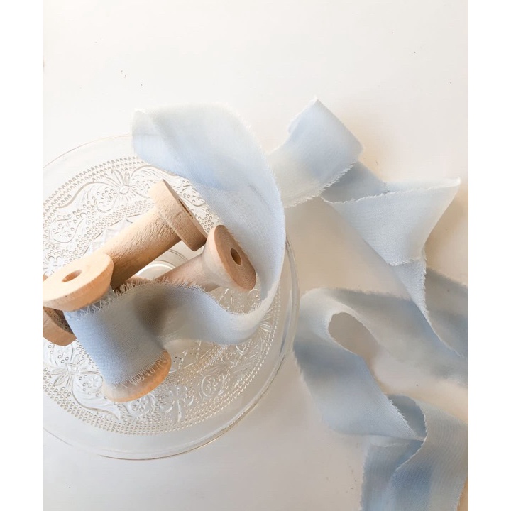 

Keunikan yang melampaui ekspektasi Chiffon ribbon in baby blue silk ribbon