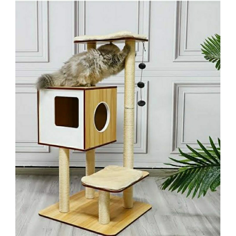 cat condo tempat bermain kucing cat tree cat house cat condo