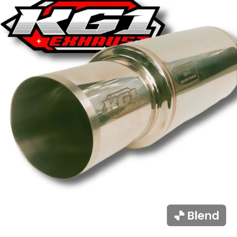 Muffler Knalpot Mobil Racing Original KG1 Custom knalpot full stainless knalpot HKS Knalpot omega fu
