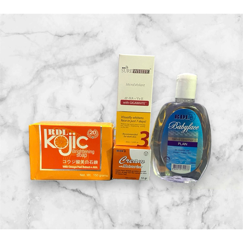 1 paket Skincare RDL philipina original Mengatasi semua keluhan wajah