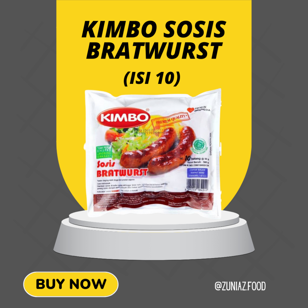 

Kimbo Sosis Bratwurst Isi 10