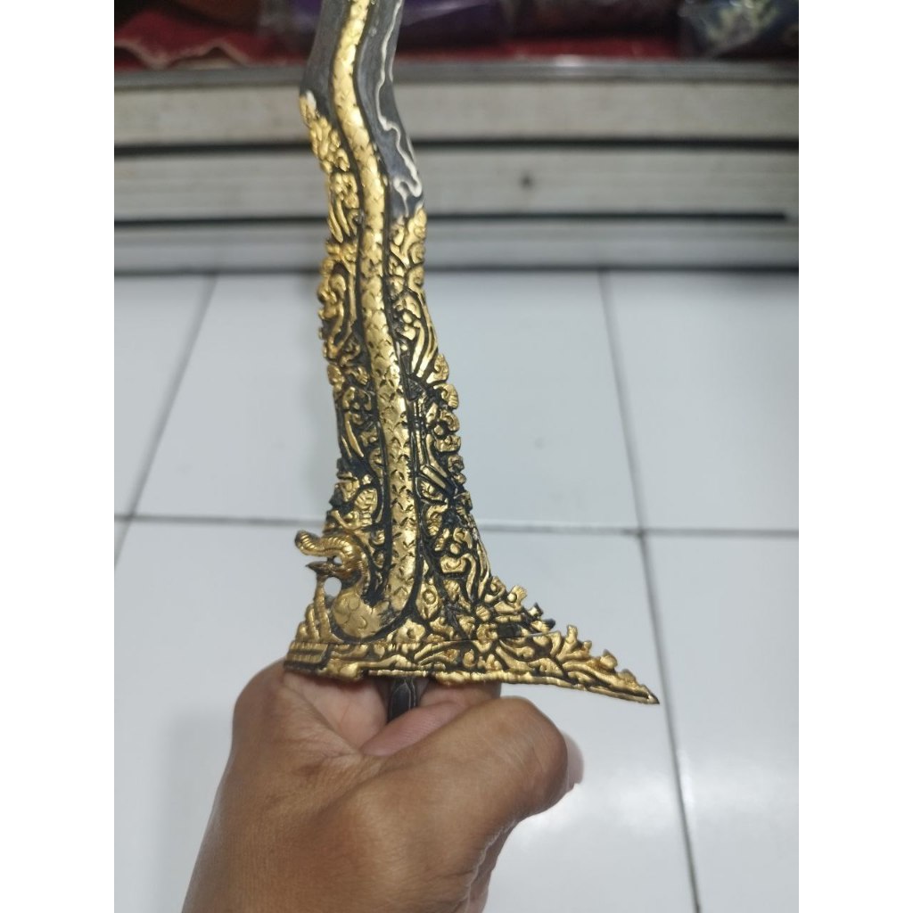 Keris Kinatah Naga Sosro luk 13 pamor Ceprit