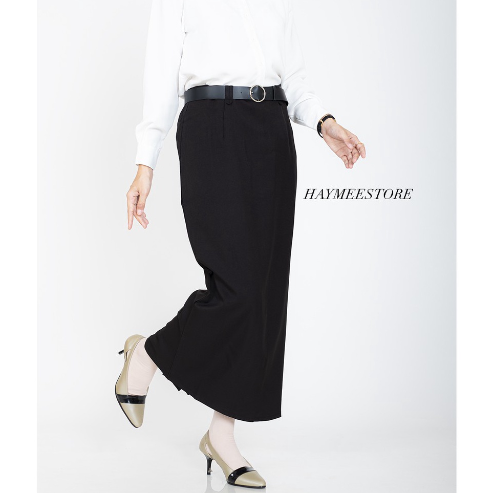 Fast Delivery  HaymeeIDN  Rok Span Wiron Rok Kantor Biron Wanita Office Skirt Woman Formal Casual Fa