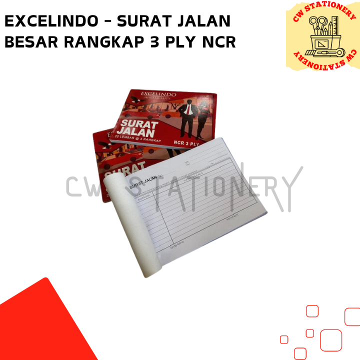 

Excelindo - Surat Jalan Besar Rangkap 3 ply NCR