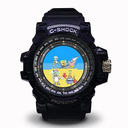 Jam Tangan SPONGEBOB Anak Laki Laki SPONGEBOB SQUAREPANTS Keren Terbaru SPORT 02 Rubber Karet Murah 