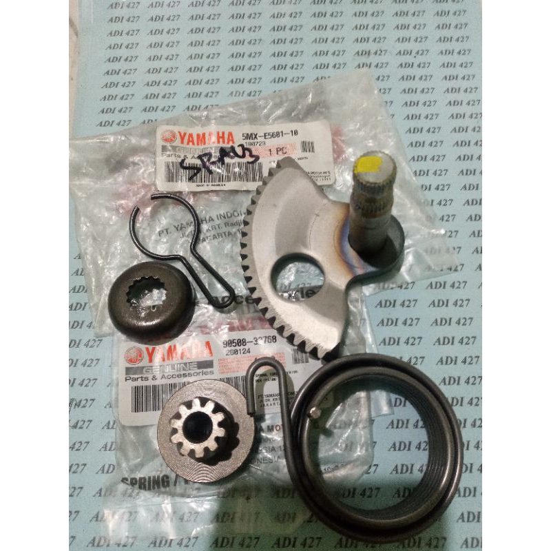 PAKET AS SLAHAN/KAMPAK+GIGI/GEAR SLAH+PER YAMAHA NOUVO LELE/NOUVO Z ORIGINAL YAMAHA