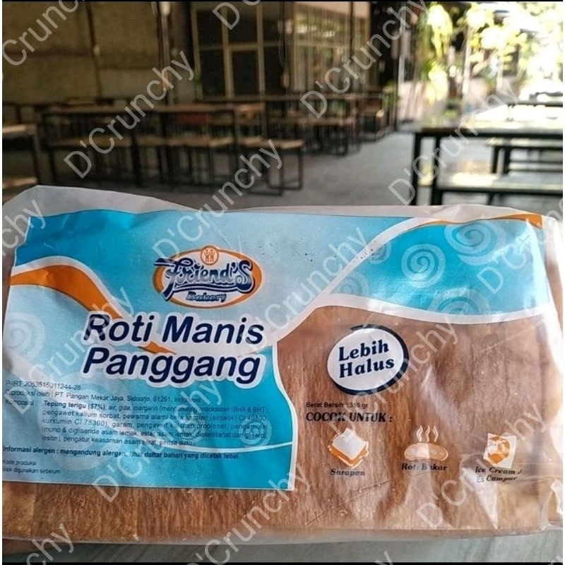 

roti tawar manis putih wenak