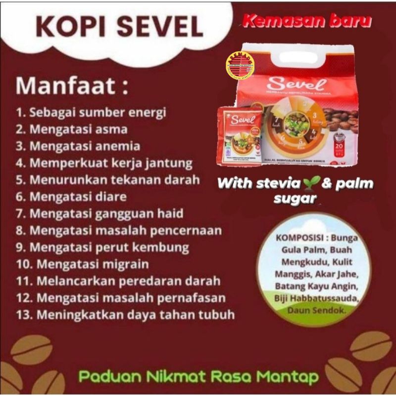 

Kopi Sevel Kopi 7 Elemen Kopi Herbal