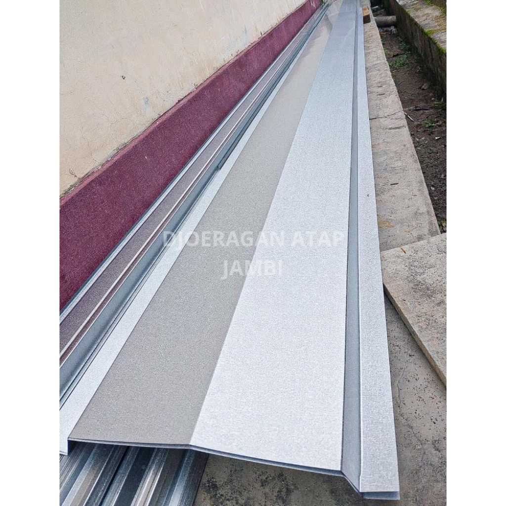 Talang Jurai Dalam Aluminium Silver 4 / 6 Meter