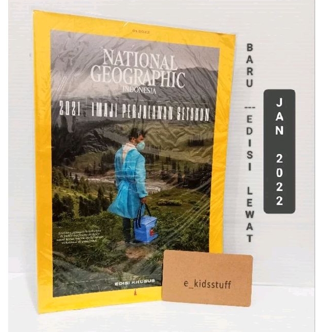 majalah national Geographic Indonesia edisi Januari 2022