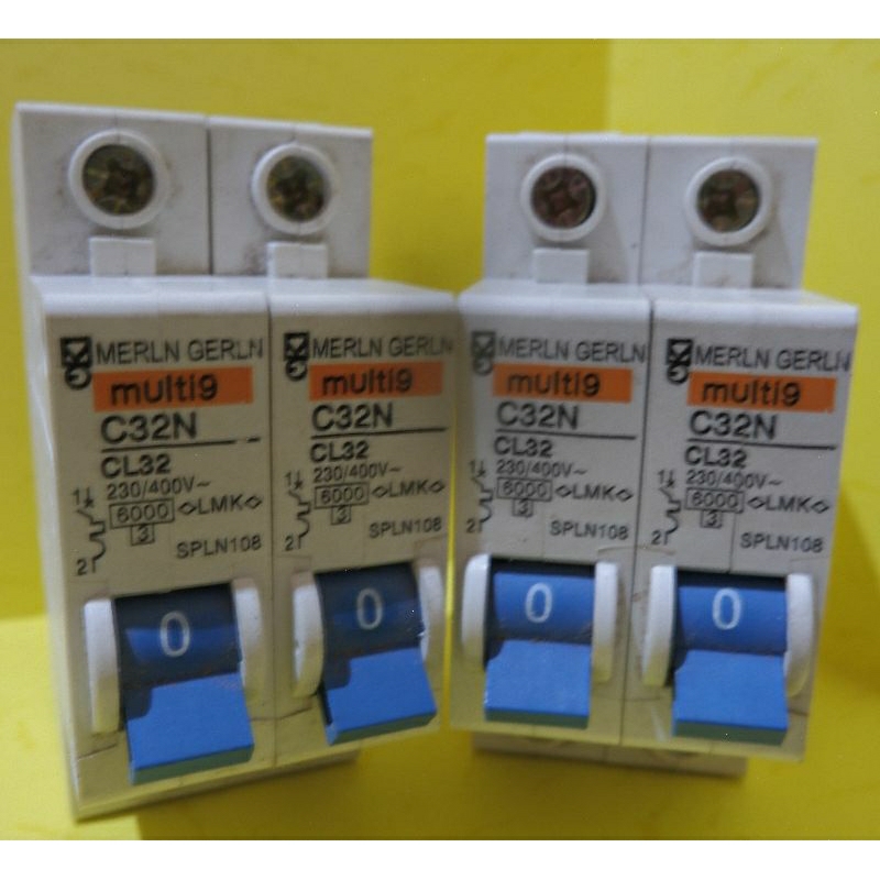 MCB Merlin Gerin multi9 C32N 4,6,10,16,20,25,32 Ampere