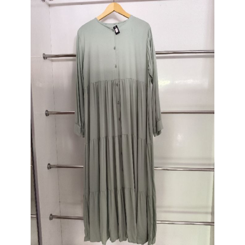 Gamis polos dewasa bahan rayon premium