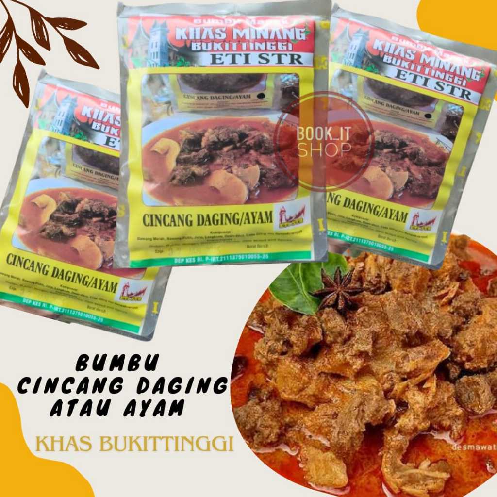 

BUMBU CINCANG DAGING KHAS BUKITTINGGI/KHAS BUKITTINGGI