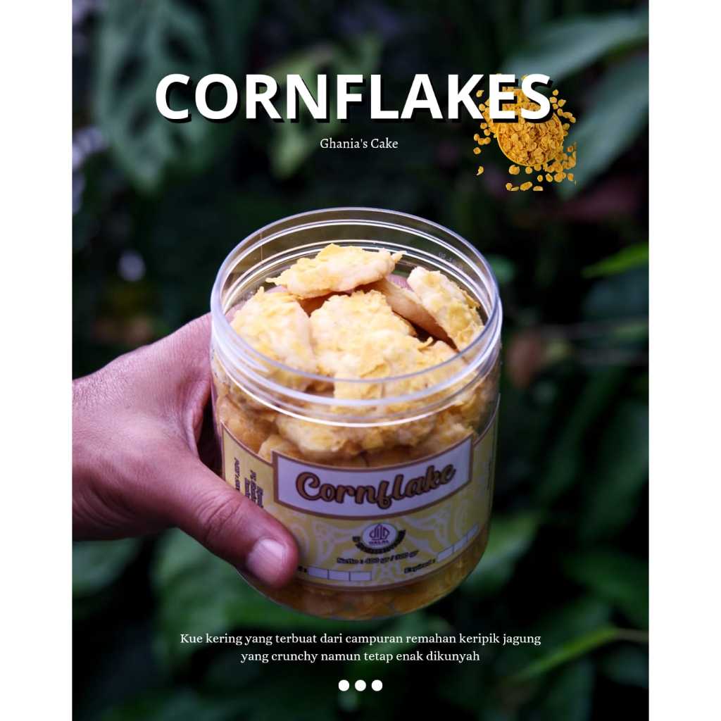 

CORNFLAKES KUE KERING TOPLES 800 ML BY GHANIAS CAKE
