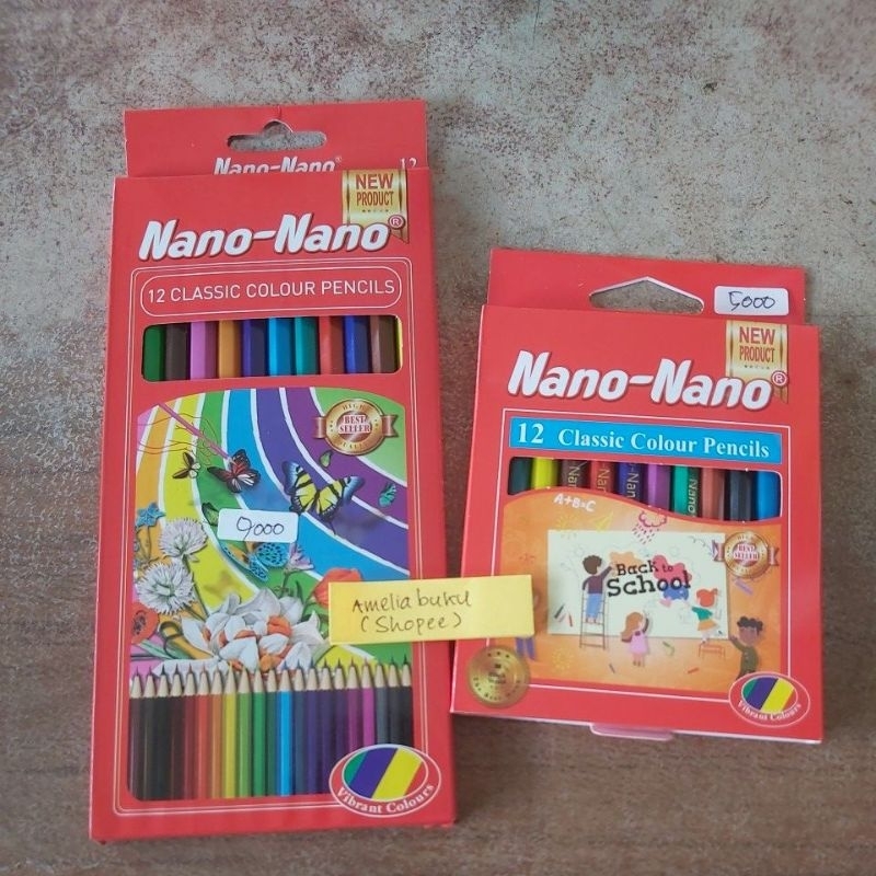 

Pensil Warna Nano-Nano isi 12