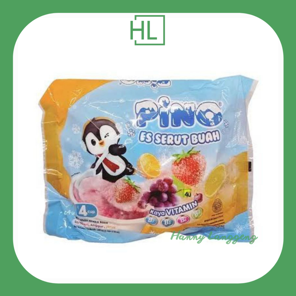 

[HL] Pino Ice Cup Rasa Mix 1 Pack Isi 4 pcs @50ml