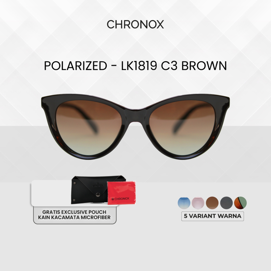 Kacamata Anti Silau TR90 Pria Wanita Original - Chronox Polarized Glassess - LK1819