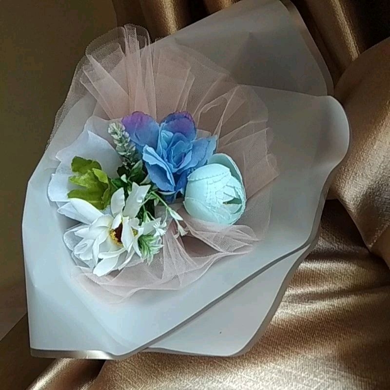 Mini buket bunga buket bunga plastik Mini hemat buket bunga