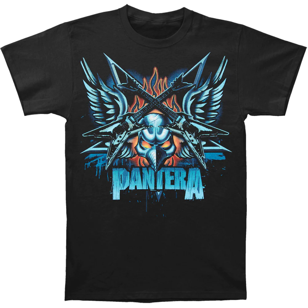 Kaos Pantera Wings Premium T-Shirt Band Pantera | Kaos Band Rock Kaos Metal