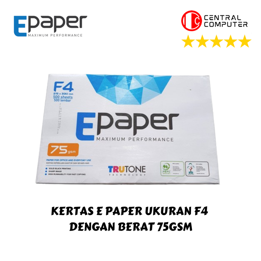 

Kertas HVS A4 75 gram Epaper.
