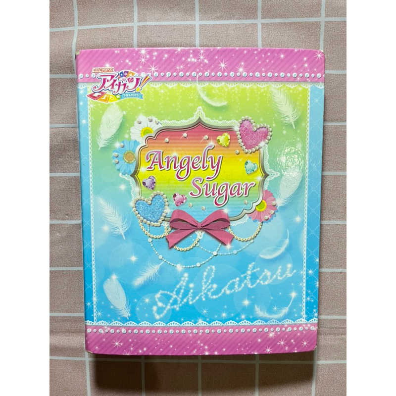 Binder Aikatsu Angely Sugar Jepang Preloved Bekas Damaged Ichigo Hoshimiya Free 10 Refill Original O