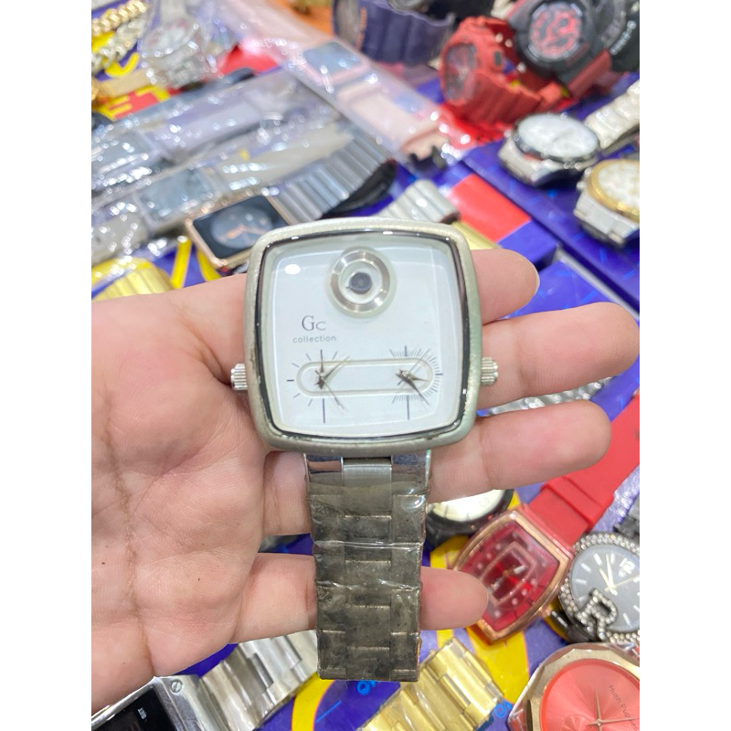 Jam Tangan CK Crono Detik Leather Jam Tangan Rantai Analog