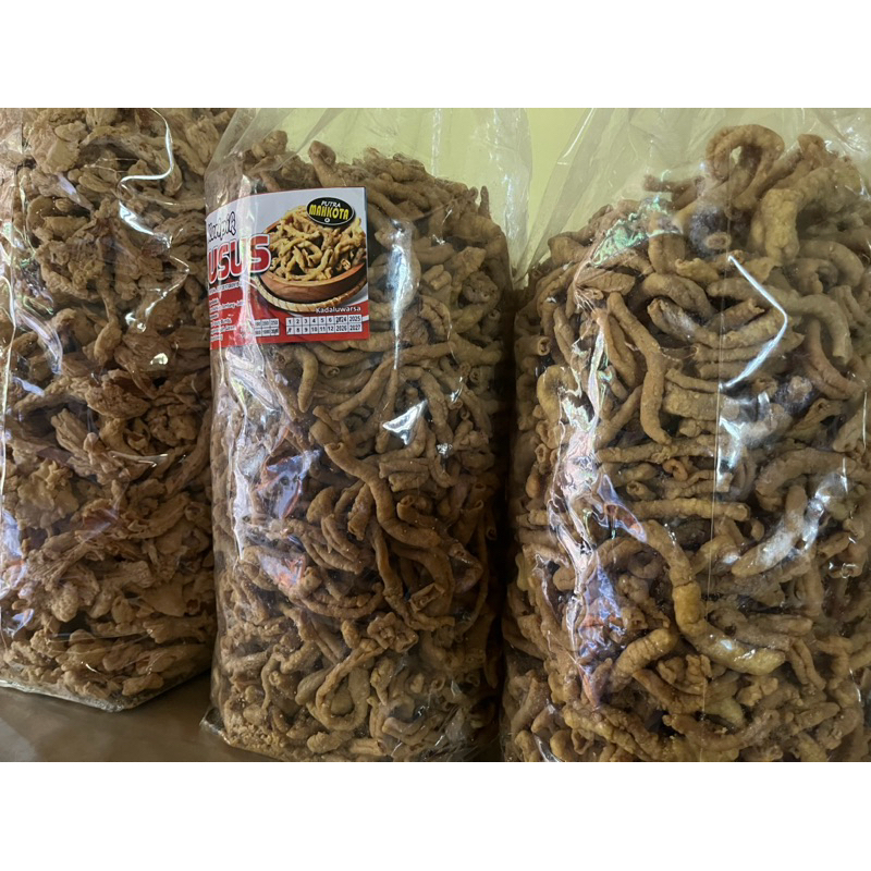 

KRIPIK USUS & KULIT AYAM CRISPY PROMO MURAH MERIAH 1KG