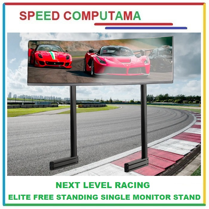 Next Level Racing Elite Single Monitor TV Stand Kursi Simulator Add On Rig Simulator Racing Pesawat 