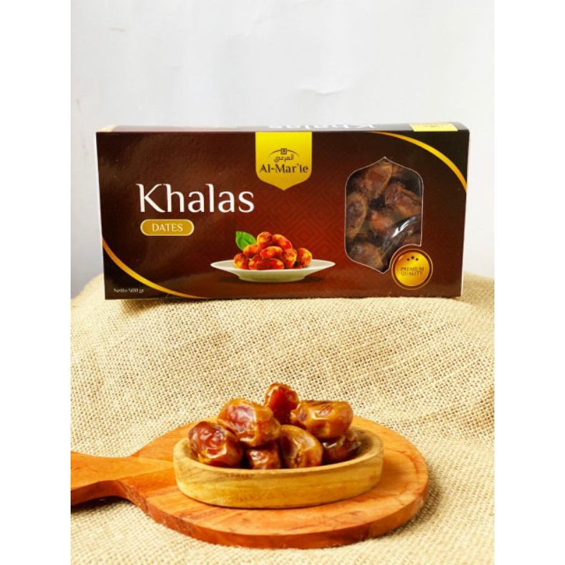 

Kurma Khalas 500gr Kemasan Premium