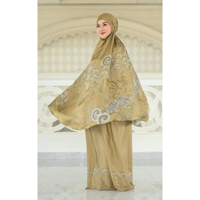 BUTTONSCARVES - The Wave Prayer Robe - Sunrise / Mukena