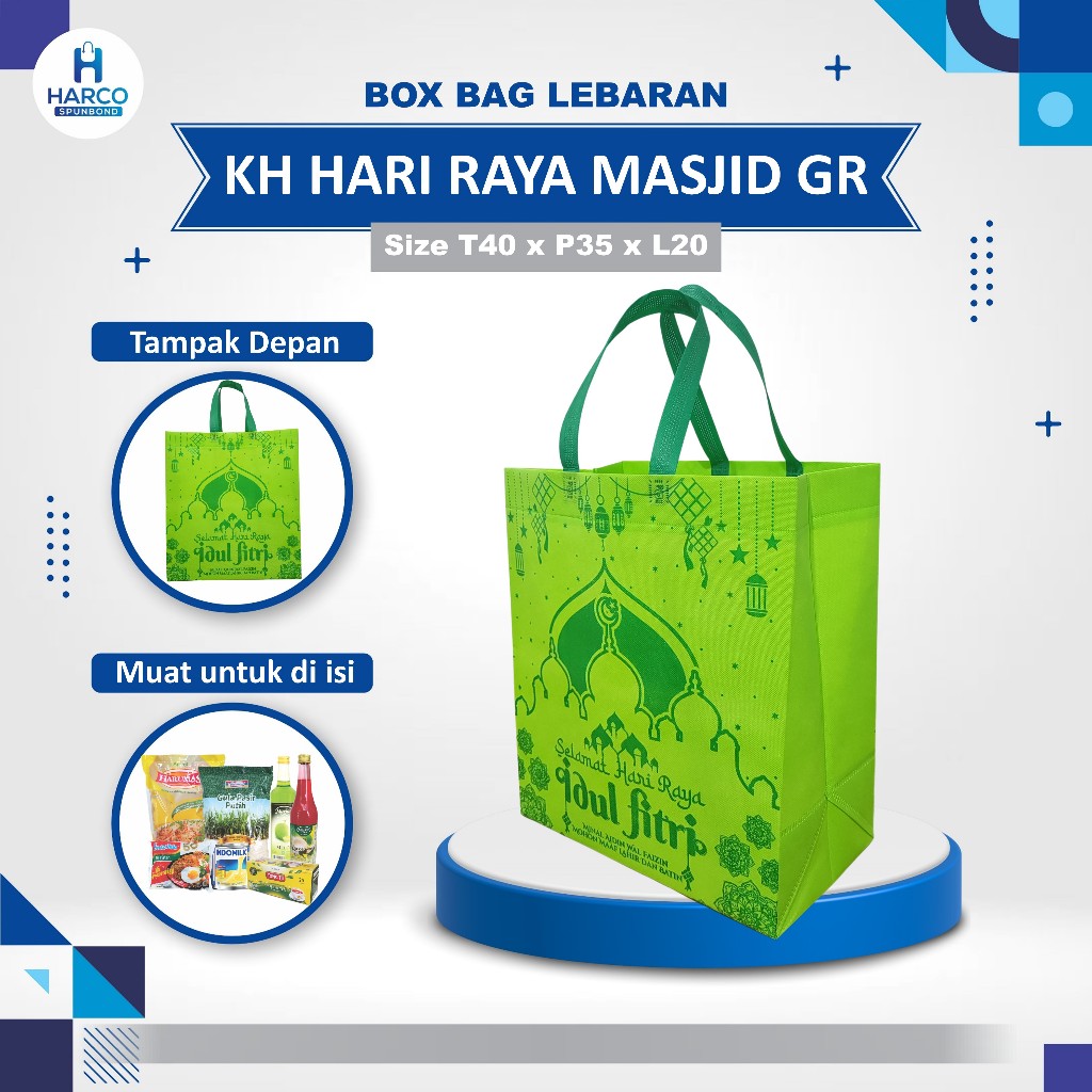 

Tas Parcel Lebaran Jumbo Tas Sembako Lebaran Goodie Bag Idul Fitri Tas Bingkisan Hari Raya Idul Fitri Tas Souvenir Hantaran Idul Fitri Uk. 40x35x20