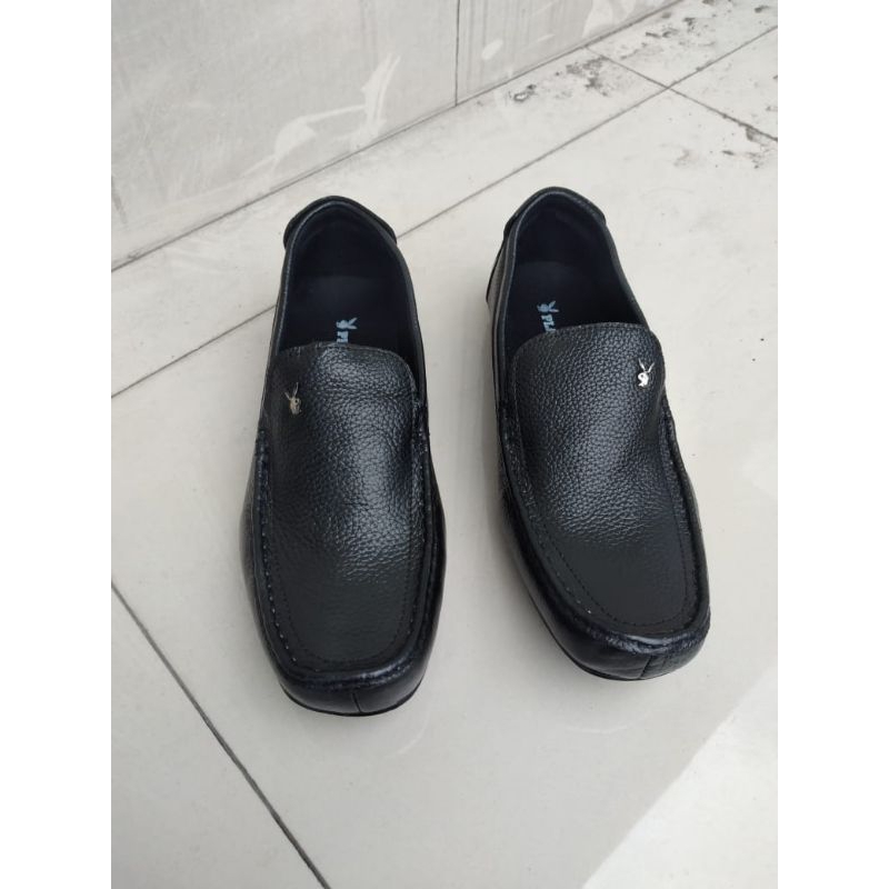100% ORIGINAL PLAYBOY 212 SEPATU PANTOFEL KULIT ASLI KERJA FORMAL KANTORAN PRIA MURAH