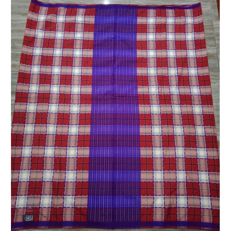 sarung bhs KKR pen full sutra spunsilk logo silver seken