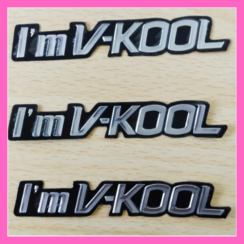 Sticker VKOOL Timbul Sticker Timbul VKOOL V KOOL V-KOOL Original Sticker Emboss Timbul