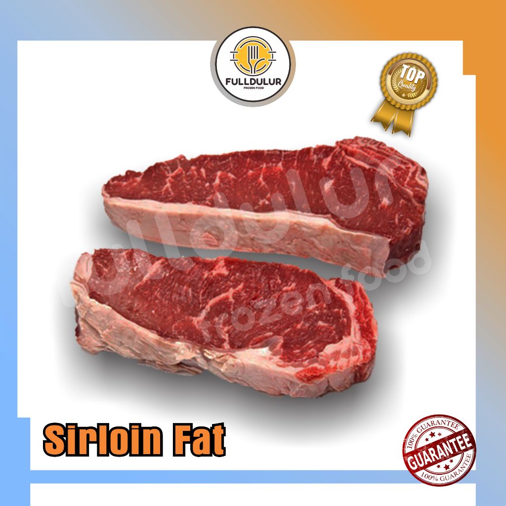 

Fulldulur Sirloin Fat Daging Sapi 500g Setengah Kilo Halal Higienis Segar Bandung Steak Grill Meat Beef Kualitas Premium Murah