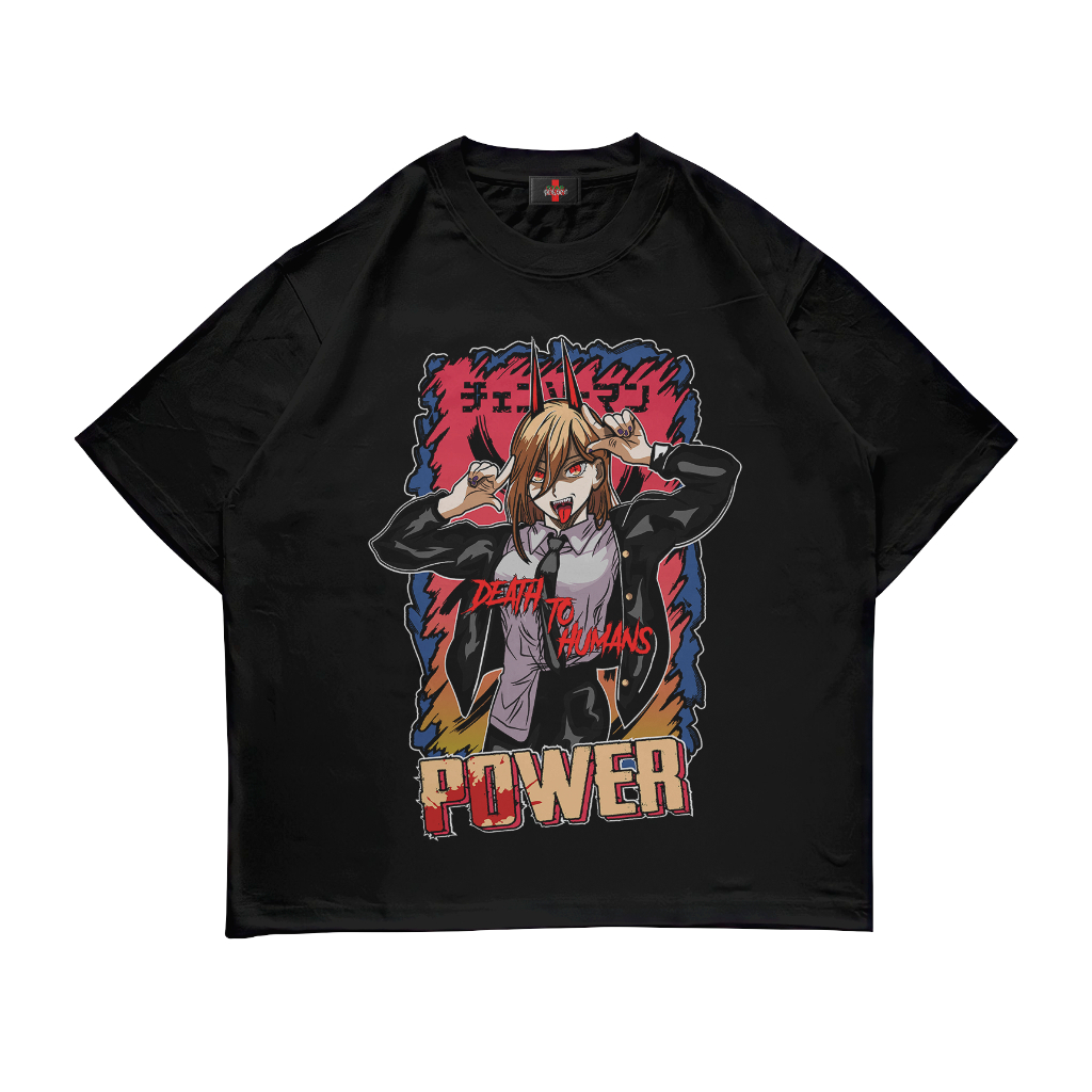 STARPERSON | KAOS ANIME CHAINSAWMAN DEATH TO HUMANS POWER 24S | UNISEX | GRUNGE | Y2K | METAL | BOOT