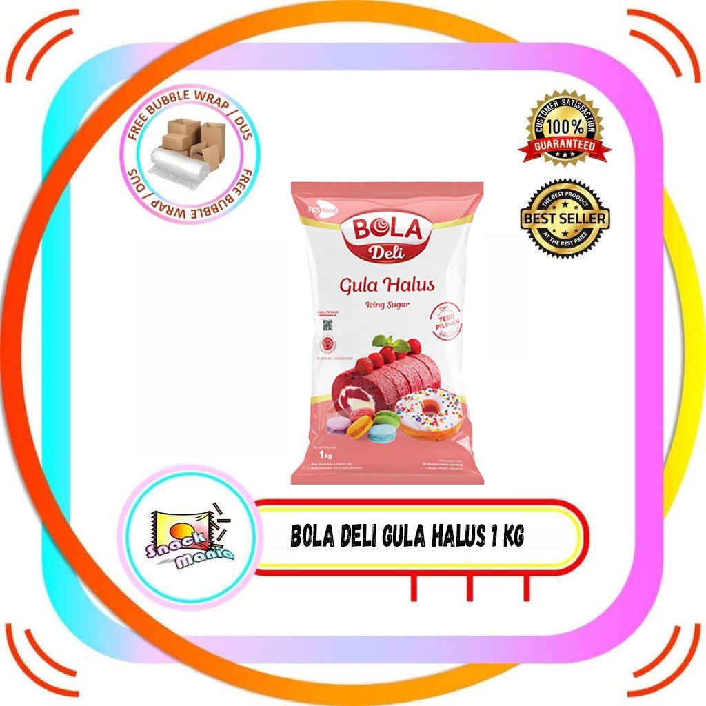 

BOLA Deli Gula Halus ~ 1 kg Icing Sugar