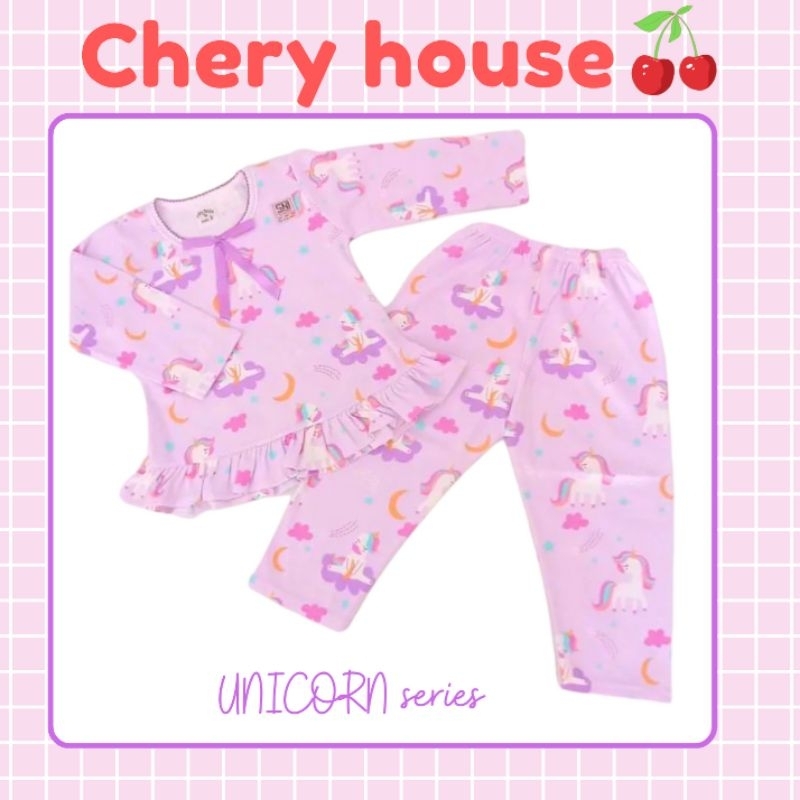 piyama anak chery house unicorn