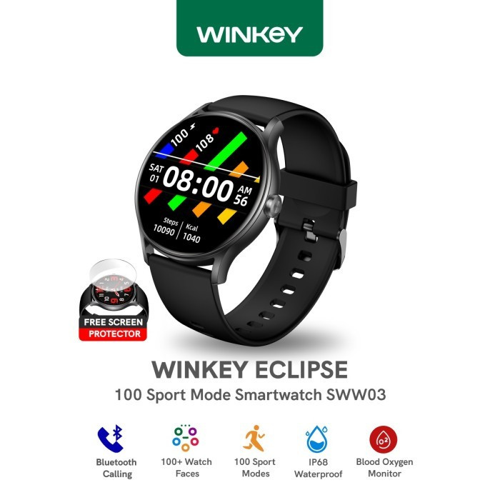 WINKEY SMARTWATCH ECLIPSE WITH BLUETOOTH CALL & IP68 WATERPROOF